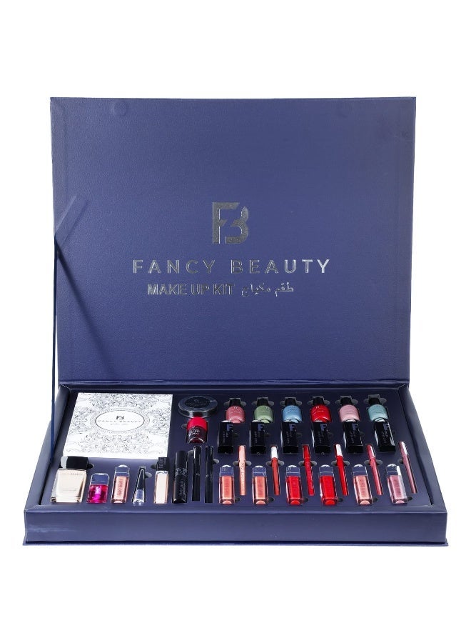 فنسي بيوتي طقم مكياج فاخر من Fancy Beauty، يحتوي على مجموعة متكاملة من مستحضرات التجميل - Image 5